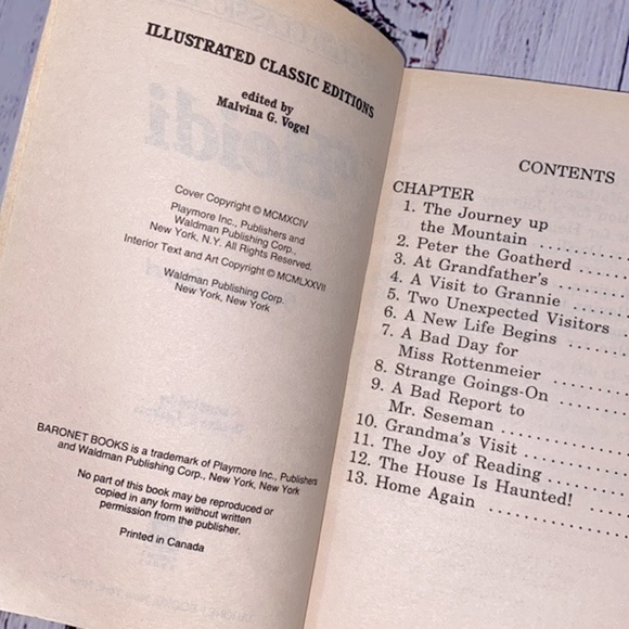 Vintage Heidi book 1994 - Picture 4 of 9